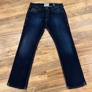 Ariat Men's M7 Slim Treven Straight Leg Jeans Size 34/32 Indigo Colorway